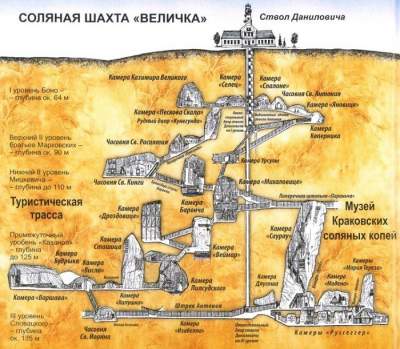 Этот подземный город в Польше словно высечен из соли. Фото