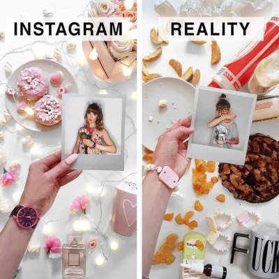 Снимки в Instagram и суровая действительность. Фото