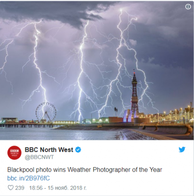 Лучшие снимки года по версии Weather Photographer. Фото 