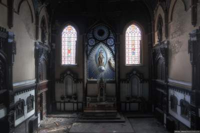 Красота заброшенных церквей Франции и Бельгии. Фото	