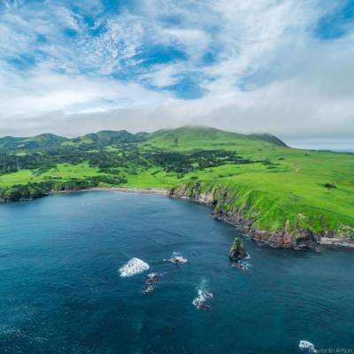 Красивые виды Курильских островов. Фото