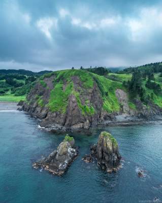 Красивые виды Курильских островов. Фото