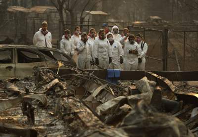 В Сети показали, как лесные пожары «уничтожают» Калифорнию. Фото