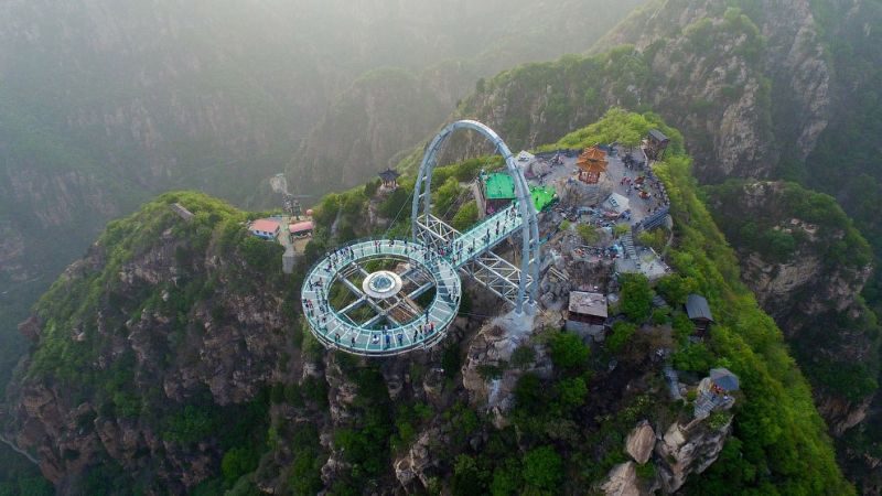 Экстремальные туристические достопримечательности в Китае