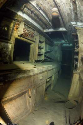Дайверы показали, как выглядит корабль, затонувший 107 лет назад. Фото