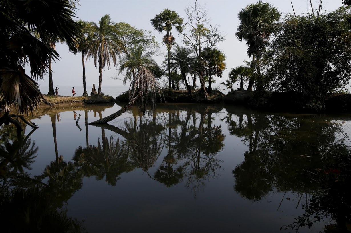 Исчезающий остров в Индии