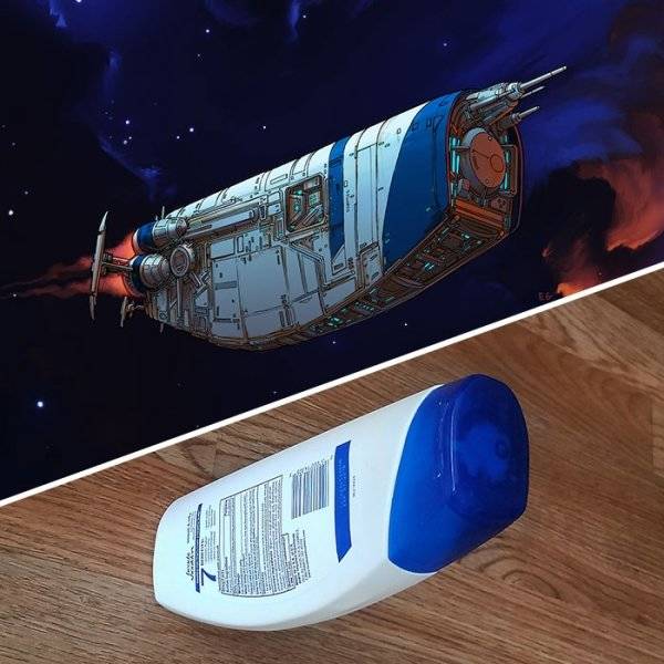 Космические корабли в форме обычных предметов
