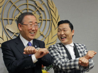 Генсек ООН станцевал "Gangnam Style"