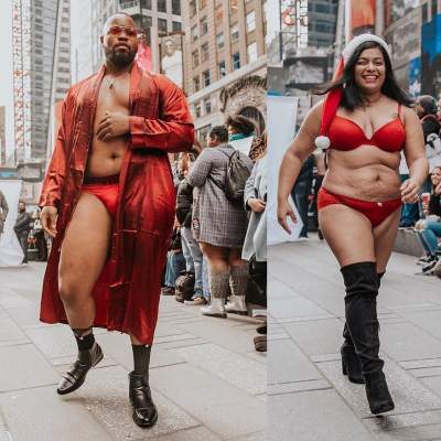 Обычные женщины устроили марш в нижнем белье на Манхэттене. Фото 