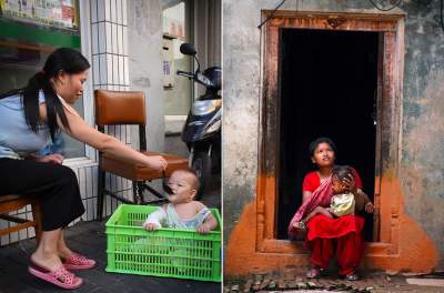 Фотограф показал, как выглядят мамы в разных странах. Фото