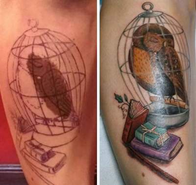 Художница превращает родимые пятна в стильные татуировки. Фото