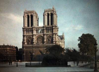 Цветные ретро-снимки Парижа 1923 года. Фото