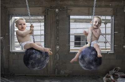 Из жизни близнецов: необычный фотопроект. Фото