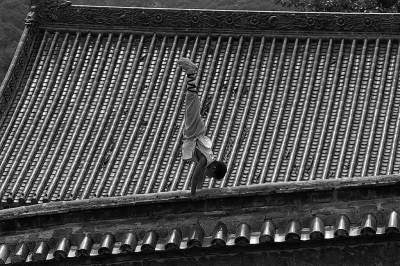 Жесткие тренировки шаолиньских монахов. Фото