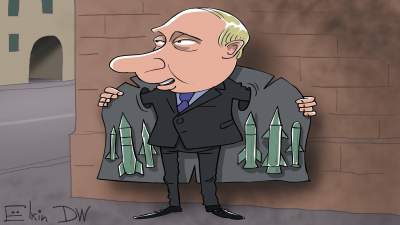 Сомнительные достижения Путина высмеяли новой карикатурой