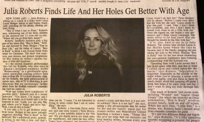 Доклад: Julia Roberts - the biography