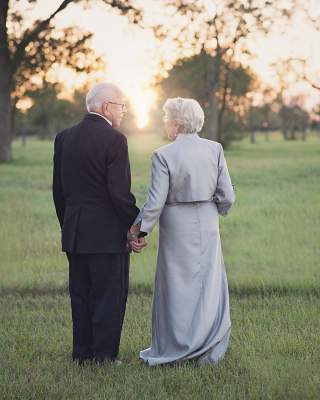 Эта пара устроила фотосессию спустя 70 лет после свадьбы. Фото