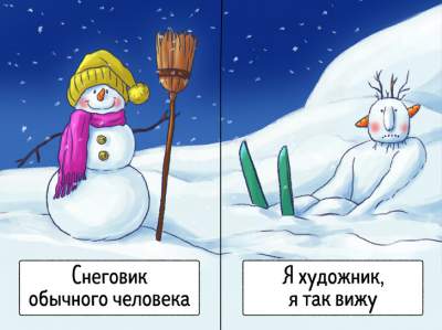 Прелести зимы показали в смешных комиксах