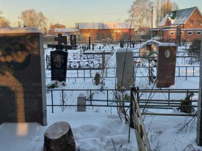 Умора: в России елку для детского городка срубили на кладбище