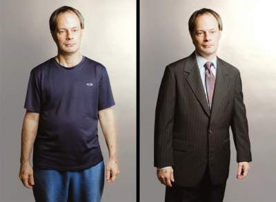 Фотограф показала, как костюм может изменить мужчину. Фото
