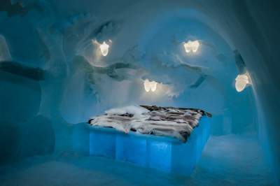 В Лапландии построили еще один ледяной отель. Фото