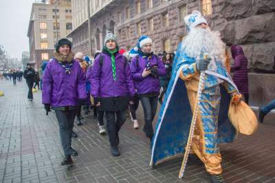 Как в Киеве прошел Рождественский парад. Фото