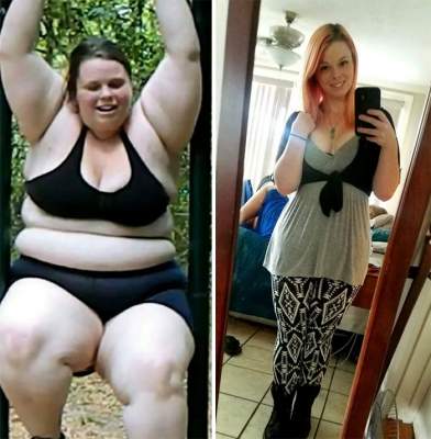 Впечатляющие перевоплощения людей, сбросивших лишний вес. Фото