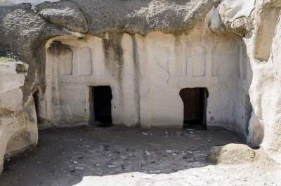 Древние христианские храмы в пещерах Турции. Фото