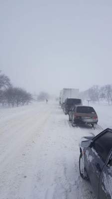 Непогода в Украине: как сейчас выглядят автодороги. Фото