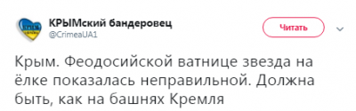 В Сети высмеяли реакцию на «неправильную» звезду на елке в Крыму