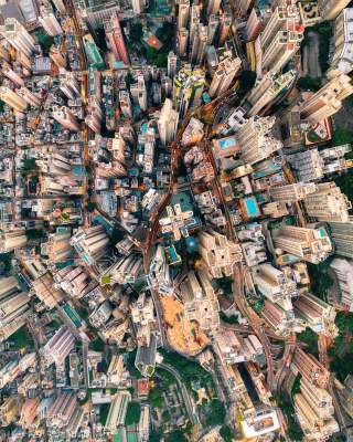 Неимоверная архитектура и улицы Гонконга. Фото