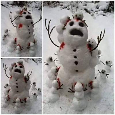 Снеговики, способные моментально поднять настроение