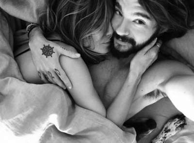 Хайди Клум взбудоражила постельным снимком с женихом