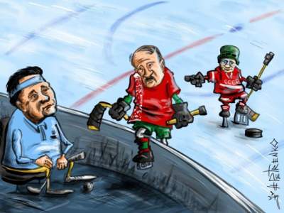 Путина и Лукашенко высмеяли в свежей карикатуре