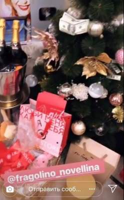 Леся Никитюк похвасталась подарками под елку
