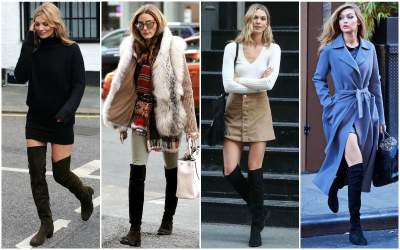 Стилисты показали, как модно носить ботфорты в этом году. Фото