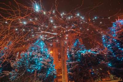 Рождественский Киев в ночных снимках. Фото