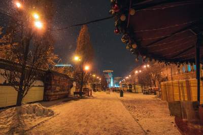 Рождественский Киев в ночных снимках. Фото