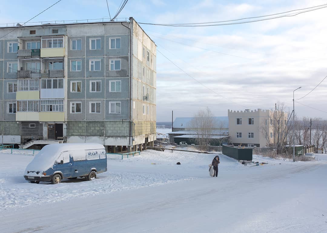 Холодный сибирский город Якутск