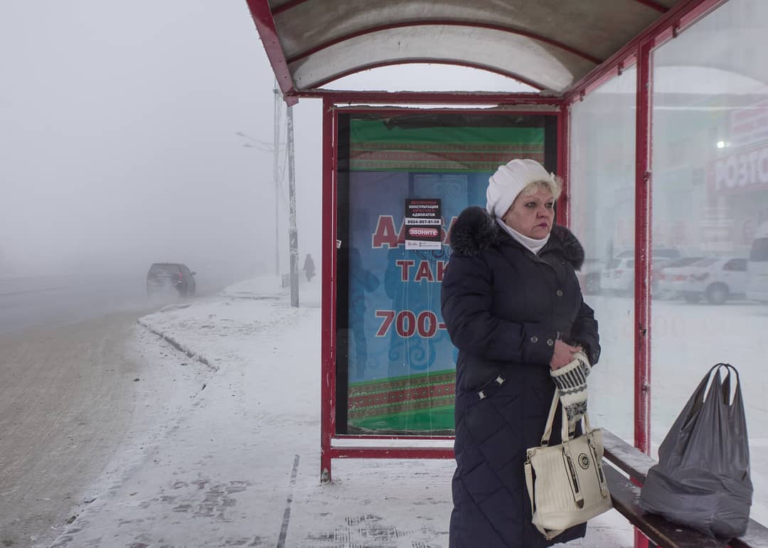 Холодный сибирский город Якутск