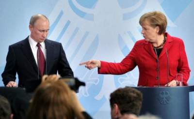Беседу Путина и Меркель высмеяли в соцсетях