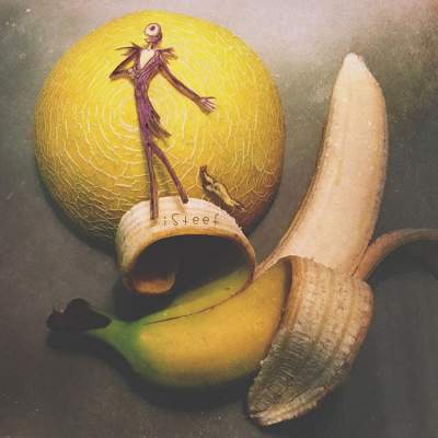 Уникальные скульптуры, сделанные из бананов. Фото