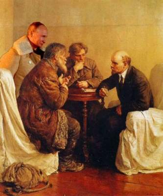 «Ходоки у Ленина»: Путина прифотошопили к известной картине