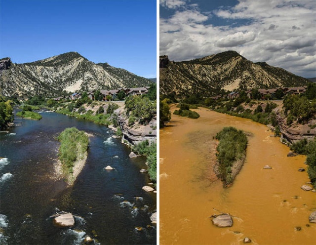 Климатические изменения от экологических организаций в стиле 10YearChallenge