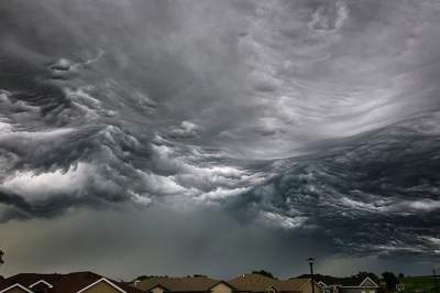 Невероятные небесные «картины», созданные облаками. Фото