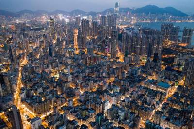 Удивительные виды Гонконга, снятые с дрона. Фото