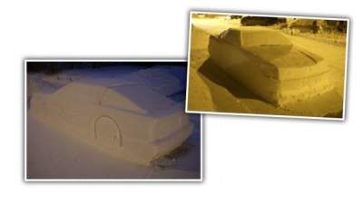 В Канаде полицейские «оштрафовали» снеговика