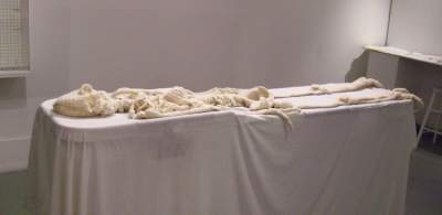 Канадская художница создала необычную модель человеческого скелета. Фото