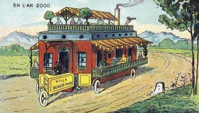 Как представляли «транспорт будущего» сто лет назад. Фото