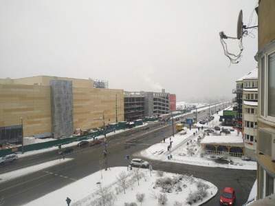 Киев вновь засыпало снегом. Фото